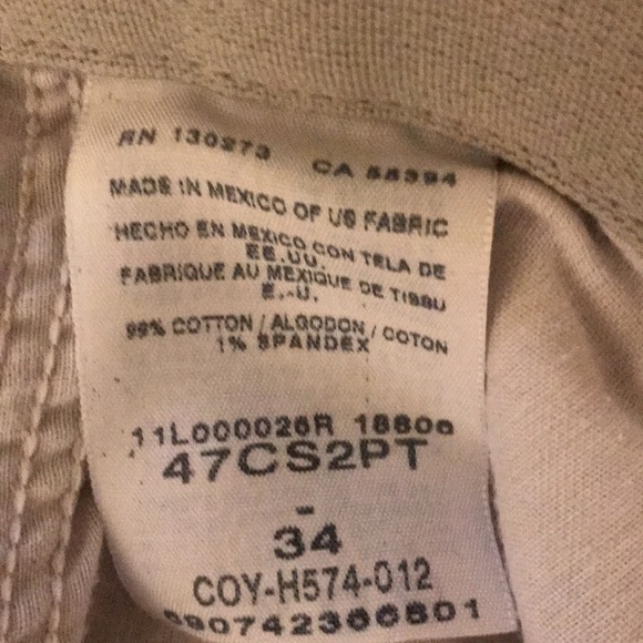 Wrangler comfort solutions series men’s khaki shorts Size 34 in good condition - Picture 5 of 16